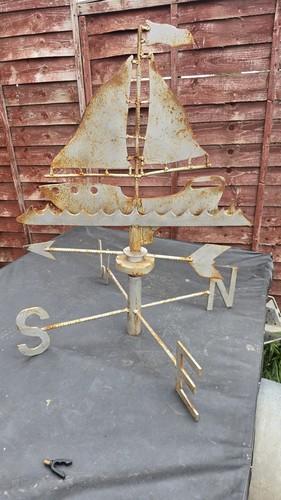 Large steel folk art - large, home-made