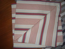 IKEA ALVINE Cushion cover 26x26 " Euro One Pillow Cover 65x65 cm Cotton Striped