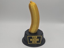 Personalised Sausage Trophy, Sausage Lover, Pork Sausage Trophy, Cheeky Sausage