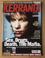 Kerrang # 799 April 2000 Jon Bon Jovi The Mighty Mighty Bosstones NOFX Metallica