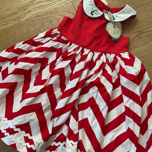 Little bird jools lined red - little,