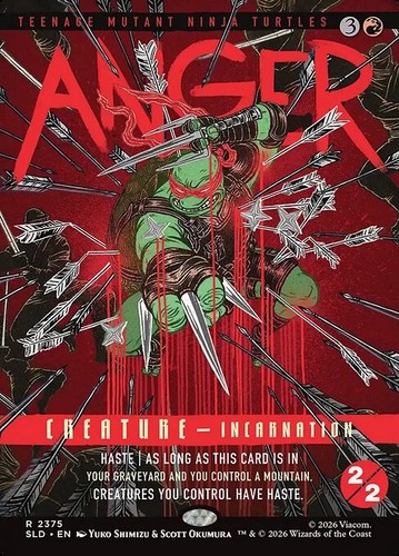 Mtg ninja turtles - x, turtles:
