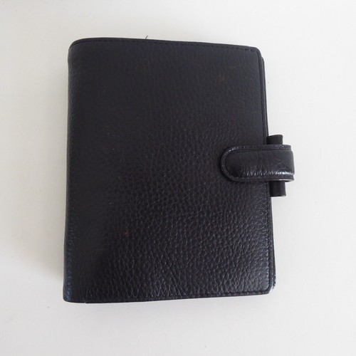 Filofax pocket finsbury black - pocket,