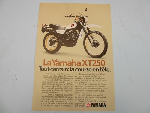 Yamaha xt250 1980 - 1980, dealer