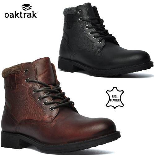 Mens leather army - army, boots