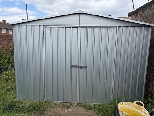 Metal garden shed - metal,