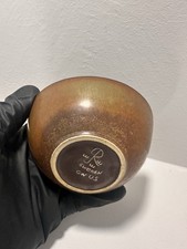 Rare Biomorphic Hares Fur Glaze Bowl by Gunnar Nylund for Rörstrand, 1950s