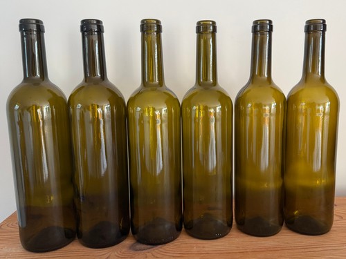 Olive green empty - 6, wine