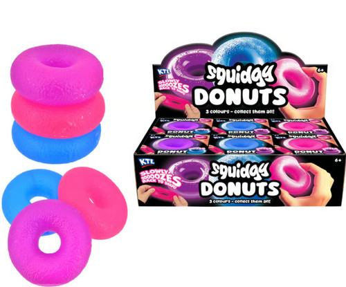 Squishy donut stress - donut,