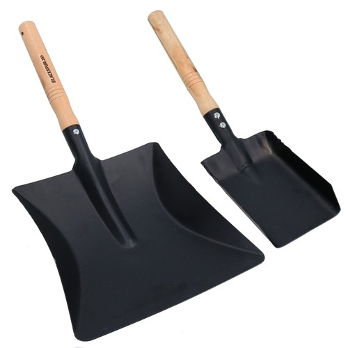 Metal dust pan coal - metal, hand