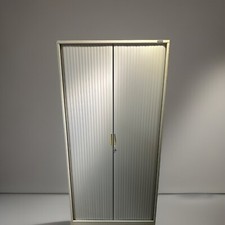 Tall Office Tambour Cupboard