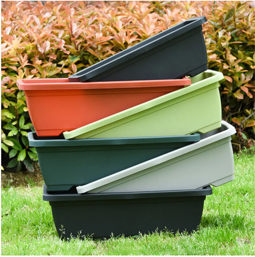 Trough plant pot long - 5x,
