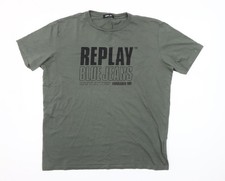 Replay Men's Khaki Green