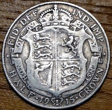 1915 King George V Half Crown