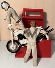 Evel Knievel Stunt Cycle Figure & Energiser Original Vintage Evil Knievel 1973