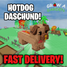 HOTDOG DASCHUND | CHEAPEST |🪴Grow a Garden ‼️FAST & EASY DELIVERY‼️