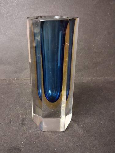 Vintage hexagonal vase - hexagonal, by
