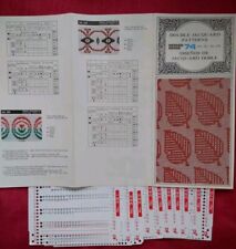 Knitmaster Punchcards Double Jacquard Series 74 Cards 361-370