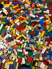 LEGO Basic Boulding Bricks 1x1 1x2 1x3 1x4 Studs 200 Pcs Mixed Colours City Town