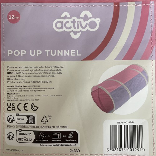 Pop play tunnel baby - pop,