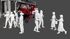 WWII The Blitz - Fire Brigade - Set 1 - 10 Figure Set