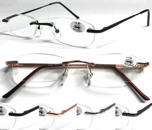 Rimless reading glasses - reading,