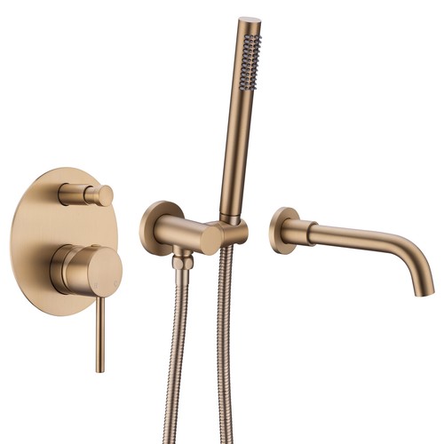 Wall mounted bath shower mixer - bath,