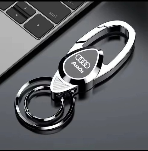 Audi car genuine keyring - keyring, metal