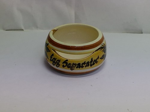 Vintage longpark pottery egg - pottery,