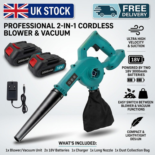 Battery cordless air blower - 2,