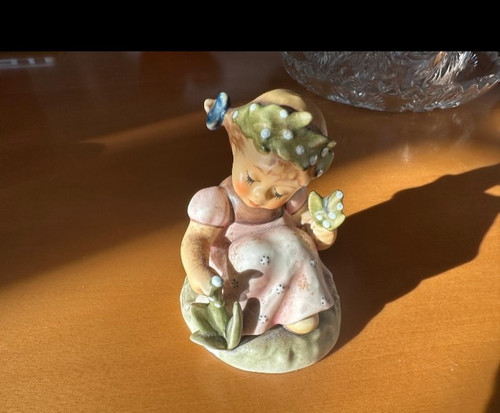 Goebel little girl - by, with