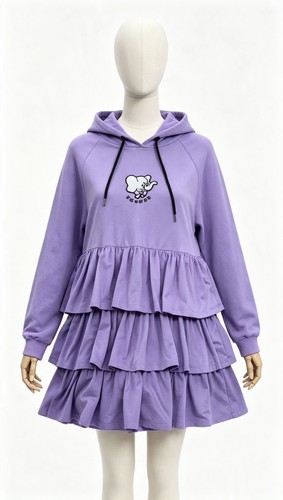 Lazy oaf purple tiered ruffle - oaf,