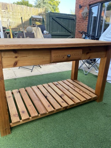 Solid pine butchers block - pine,