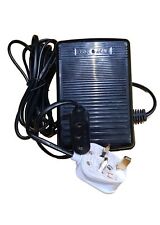 Singer Compatible Sewing Machine Electronic Foot Pedal & Lead fit round 3 Pin