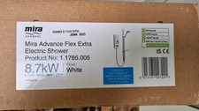 Mira Advance Flex Extra 8.7kW Thermostatic Electric Shower - White (1.1785.005)