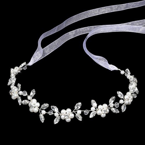 Crystal pearl flower girl - pearl,