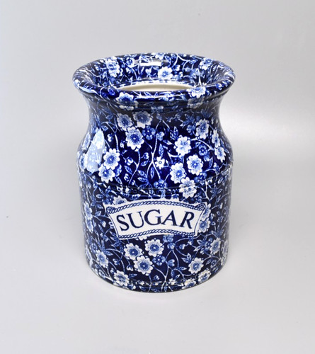 Burleigh calico sugar jar - burleigh,