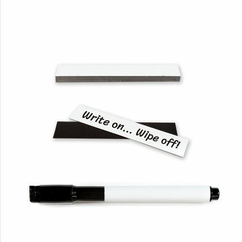 Magnetic dry wipe labels - wipe,