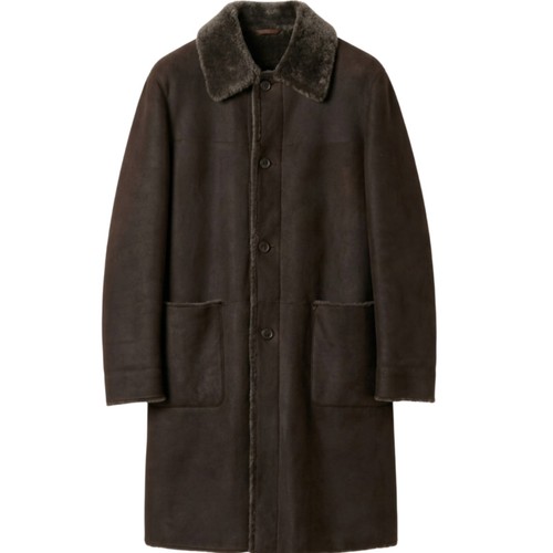 Prada men brown shearling - men's,