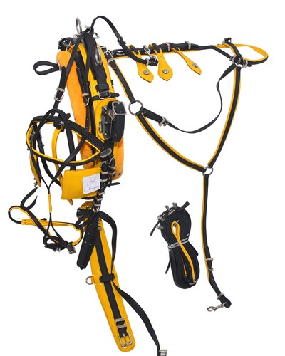 Pvc quick hitch harness black - harness,