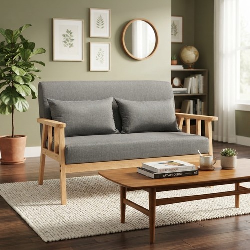 Compact 110cm dark grey - 110cm, sofa