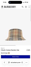 Vintage Burberry Unisex Bucket