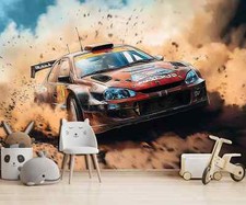 Rally Car Wallpaper Mural for