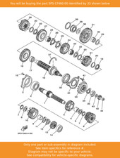 YAMAHA Sprocket, Drive (16t)
