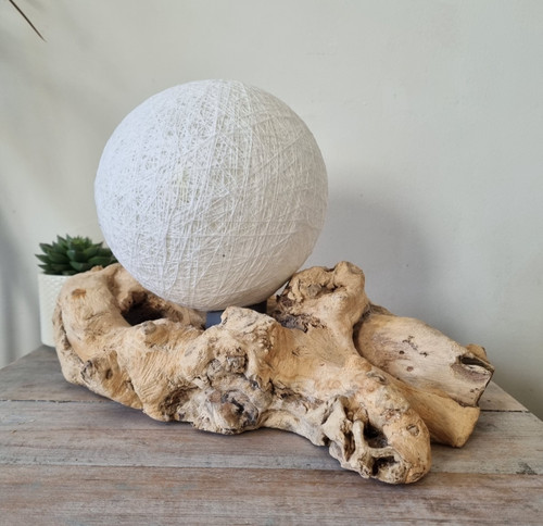 Driftwood lamp hand - driftwood, lamp/hand