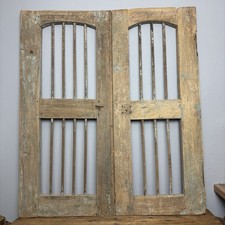 Pair Of Vintage Wooden Window