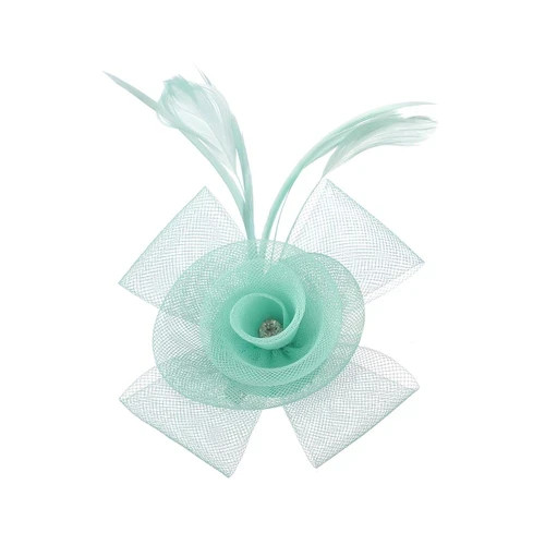 Flower sinamay feather - flower,