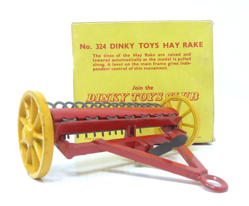 Dinky 324 hay rake - dinky,