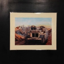 Willys MB Jeep, WW2, LRDG, SAS, print