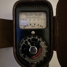 1930s/40s Weston Master Cine Model S74/720 Exposure Light Meter With Case
